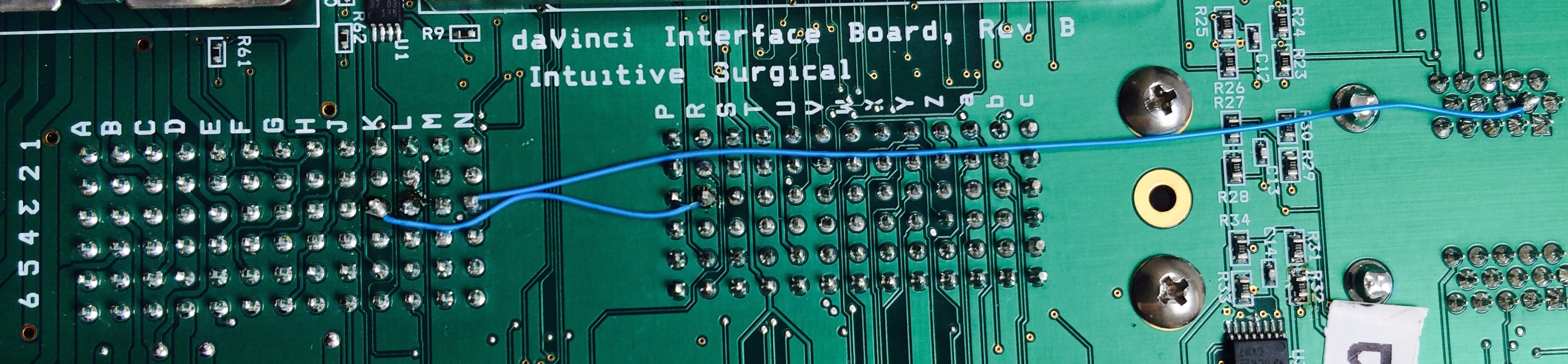 Hacked board at ISI